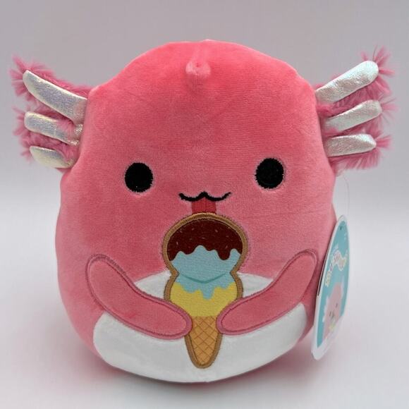 7.5” Axolotl Squishmallow named Archie. BNWT - Picture 2 of 7